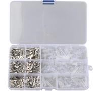 TIANYI-270 pcs 2.8 mm 4,8 mm 6,3 mm Male femelle Spade Crimp terminal connecteur avec isolant Sleeve Assortiment kit