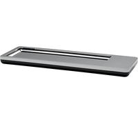 Tianyi-27650-88, Plumier I-Line Chrome, Élégant Et Esthétique Accessoire, Qualité Premium Haute Brillance, Noir, Avec Aimant, Chrome