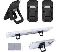 TIANYI-2pcs Support de Clavier Portable, Double Angle d'Inclinaison Mini Pieds pour Ordinateur Portable Invisible Support de Refroidissement d'Ordinateur Auto-Adhésif pour Bureau (Noir)