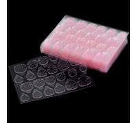 Tianyi-30 Feuilles 720 Pièce Autocollants À Ongles, Autocollants D¿Ongle De Colle Double Face, Faux Ongles Autocollant, Nail Glue Jelly Gel Ruban Adhésif Pour Décoration À Ongles