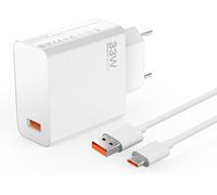 TIANYI-33W Chargeur Rapide pour Xiaomi Redmi Note 14 13 12 11s 11 10s 10 4G/5G, K40/10/9/Pad Pro, Mi 10T 11i 11 Lite/NE, POCO M5s X5 F3 X3, M2/F2/X3/M4 Pro, Pad 5/6, avec câble de Charge 1.5M