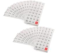 Tianyi-365 Jours Calendrier Autocollants 12 Mois Date Autocollants Scrapbook Accessoires Set Autocollants Vintage Enfants Calendrier De Poche Pour Bullet Journal, Album Photo, Ordinateur Portable, (2