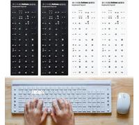 TIANYI-4 pcs Autocollants pour Clavier Italien Autocollants de Remplacement des Lettres du Clavier Italien pour Ordinateurs Portables (Italien)
