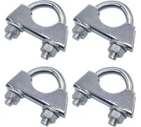 Tianyi-(4 Pièces) Colliers De Serrage Pour Tuyaux De 28 Mm De Diamètre, Colliers De Serrage En U, Supports De Tuyaux Zingués