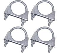Tianyi-(4 Pièces) Colliers De Serrage Pour Tuyaux De 45 Mm De Diamètre, Colliers De Serrage En U, Supports De Tuyaux Zingués