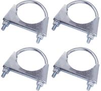 Tianyi-(4 Pièces) Colliers De Serrage Pour Tuyaux De 80 Mm De Diamètre, Colliers De Serrage En U, Supports De Tuyaux Zingués
