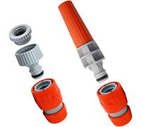 TIANYI-4550/AS Set Lance d'irrigation Made in Italy Raccords pour tuyaux d¿arrosage Jardin Lance pour Tuyau d'eau Compatible avec Tous Les raccords Rapides Kit d'irrigation de Jardin