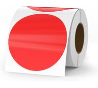 TIANYI-500 pièces étiquettes thermiques points rouges vinyle 76mm autocollant rouleau adresse autocollants étanche imprimante autocollants pour logo code à barres QR code inventaire