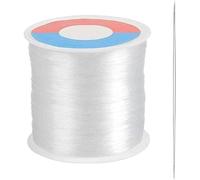Tianyi-500m Fil En Nylon Transparent 0.3mm Fil De Perles Invisible Cordon En Nylon Transparent Avec Aigille Pour Décoration De Noël, Fabrication De Bracelet, Coudre Passe-Temps