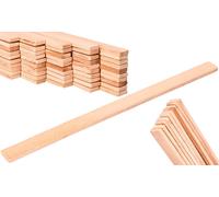 Tianyi-50x Agitateur De Peinture En Bois - 300 Mm - Agitateur En Bois Naturel Et Robuste Pour Différents Types De Peintures, Vernis, Teintures - Poignée Ergonomique - Mélange Facile