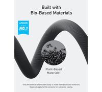 TIANYI-543 Câble USB C vers USB C (240 W 0,9 m), Câble de Charge Écologique USB 2.0 pour MacBook Pro 2020, iPad Pro 2020, iPad Air 4, Samsung Galaxy S21, et plus, Noir Fantôme