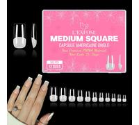 Tianyi-552 Pcs Capsules Américaines Carrées Pour Ongles - 12 Tailles Nouvelles Capsules Hypoallergéniques En Pmma Pour Nail Art Diy - Meilleur Cadeau Pour La Fête Des Mères