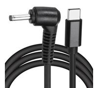 TIANYI-5FT USB C Pour DC PD Câble De Charge Rapide, 3.5mm x 1.35mm 65W/12V Câble D'alimentation DC, Entrée Type C 3A Adaptateur Jack Convertisseur Pour Router(Noir)