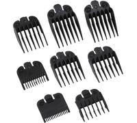 TIANYI-8 Pièces Sabot Tondeuse, Guide Ensemble Peigne, Peignes pour Sabot Cheveux, Sabot pour Tondeuse Clip - 1,5 mm/3 mm/4,5 mm/6 mm/10 mm/13 mm/19 mm/25 mm