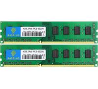 TIANYI-8GB DDR3 Kit (2x4GB) PC3-8500 DDR3 1066 MHz Udimm 2Rx8 CL7 240-Pin 1.5V Mémoire RAM