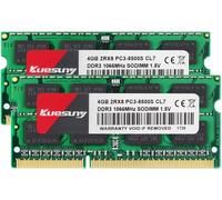 TIANYI-8Go Kit(2x4Go) DDR3 1066MHz SODIMM Ram PC3-8500S CL7 204pin 1.5 V Non-ECC Mémoire RAM pour Ordinateur Portable Compatible with Intel Mac