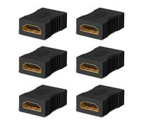 TIANYI-8K HDMI Coupler, 8K@60Hz/4K@120Hz HDMI 2.1 Female to Female Connector HDMI Extender, Support 3D, HDR, HDCP, Arc,Compatible avec DVD, Blu-Ray, TV, Laptop, PC, Monitor, 6 Paquets