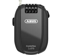 Tianyi-Abus Antivol À Câble Combiflex - Antivol Pour Sécuriser Les Skis, Le Casque, La Poussette Et Les Bagages - Trip 125 - Longueur 125 Cm - Épaisseur 3 Mm - Avec Code Chiffré - Noir