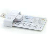 TIANYI-ACS ACR39U-N1 PocketMate II - Lecteur de Cartes à Puce Smart Card ID Eid USB Type A (DNI électronique) Pliable et Compact, Blanc