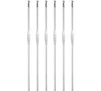 TIANYI-Aiguille à Crochet Inox Acier Crochet 2.5mm Tricot Aiguilles pour Bricolage Artisanat Fil 6Pcs