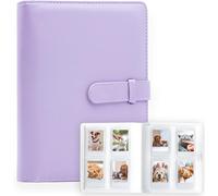 Tianyi-Album Photo 128 Pochettes Pour Instax Mini Liplay 11 12 9 8+ 8 7s Appareil Photo Instantané, Snaptouch Pic-300 Z2300 Imprimante Mint Zip (Pourpre)