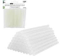 Tianyi-Alix - Pack De 50 Bâtons De Colle Chaude 7mm ¿ Transparent - Pistolet À Colle Glue Gun Alix