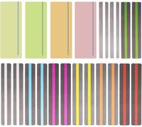 Tianyi-Allaonze 20 Pcs Bandes De Lecture Guidée Bandes De Surbrillance Colorées Lecture Des Règles De Suivi Pour Enfants, Enseignants, Personnes Souffrant De Dyslexie