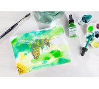 Tianyi-- Aqua Drop, Aquarelle Liquide À Base De Pigments,Terre De Sienne Brûlée En Flacon Pipette De 30 Ml, 24640034, La Peinture Aquarelle, La Calligraphie, Le Lettrage À La Main, L'aérographie