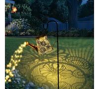 TIANYI-Arrosoir Solaire Lumières de Jardin en Plein Air, Ornements Solaires, Lanterne Imperméable Avec Support pour Décorations de Chemins de Pelouse