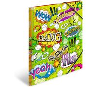 TIANYI-ArtLine Comics 19375 Lot de 3 chemises de collection A4 en plastique pour enfants avec impression intérieure et bande élastique