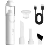 TIANYI-Aspirateur Voiture, Aspirateur a Main Rechargeable par USB, Mini Aspirateur sans Fil avec Filtre HEPA Lavable, kit pour Poils d'animaux domestiques et Voiture Bureau
