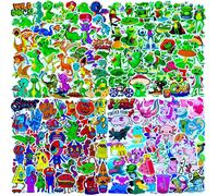 TIANYI-Autocollant 200 pcs Kawaii Fun Stickers, Dinosaure Grenouille Animaux Stickers, Imperméables Vinyle Autocollant pour Ordinateur Portable Scrapbooking Skateboard Valise Bouteille Tablette Telep