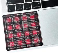 TIANYI-Autocollants de Raccourcis pour Mac OS Clavier MacBook Air et Pro 13 à 16" Vinyle Sans Résidus