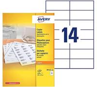 TIANYI-AVERY - Boite de 1400 étiquettes autocollantes multi-usages, Format 105 x 42 mm, Impression copieur, (DP144-100)