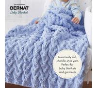 Tianyi-Baby Blanket - Fil À Tricoter, Little Teal Dove Print, Big Ball