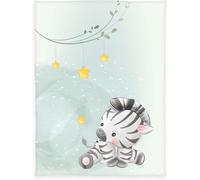 Tianyi-Babybest Couverture Zebra En Microfibre, 75x100 Cm, 100% Polyester