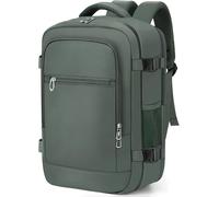 TIANYI-Bagage Cabine 40x20x25 pour Ryanair, Sac à Dos Voyage 20L sous Siège, Bagage à Main, Ordinateur Portable 14 Pouces avec Sangle de Fixation pour Valise et Poche Antivol - Homme Femme, Vert Vert