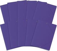 Tianyi-Bantex 400087828 Lot De 10 Chemises En Carton Pressé Avec Caoutchouc Violet Format A4