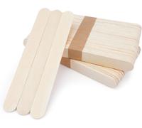 Tianyi-Batonnet En Bois,Abaisse Langue Bois,Bâtonnets De Bois 100 Pcs 15cm,Batonnet Cire Epilation,Baton,Baton De Glace En Bois,Woof Popsicle,Wooden Ice-Cream Stick,Batonnet Glace,Craftstick