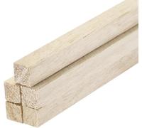 Tianyi-Bâtons En Bois Carrés, 10 ""X 0,4"" X 0,4 ""Tige De Cheville Bâton De Bois Dur Inachevé Brindilles Artisanales Bâton De Bûche Pour L'artisanat De Bricolage Paquet De 5