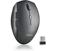 TIANYI-Bee Black - Wireless Mouse, Ergonomic Mouse with Silent Keys, with 5 Buttons and Scroll Wheel, 2.4 GHz Wireless Connection, Special for Right-Handed, Adjustable DPI, Black Color