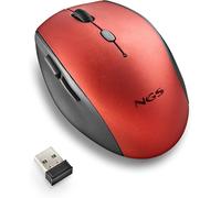 TIANYI-Bee Red - Wireless Mouse, Ergonomic Mouse with Silent Keys, with 5 Buttons and Scroll Wheel, 2.4 GHz Wireless Connection, Special for Right-Handed, Adjustable DPI, Red Color