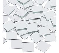 Tianyi-Belle Vous Miroir Carreaux (Lot De 120) - 2,5 X 2,5 Cm - Petits Miroir Mosaïque Carrés Pour Travaux Manuels, Décoration Murale & Intérieure Chambre & Salon
