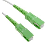 TIANYI-BeMatik - Câble á fibre optique SC/APC á SC/APC simplex monomodes 9/125 de 5 m OS2 blanc