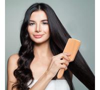 Tianyi-Bizarre.Ly Brosse Poil De Sanglier Avec Outil De Nettoyage - Coffret Brosse À Cheveux En Bois Idéal Pour Offrir - Brosse Cheveux Homme Et Femme - Démêle Cheveux Épais, Bouclés, Ondulés, Secs O