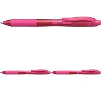 Tianyi-Bl107-P Roller Encre Gel Pointe Métal 0, 7 Mm Rose (Lot De 3)