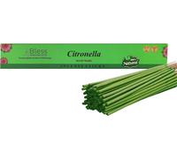 Tianyi-Bless-Citronella-Incense-Sticks 100%-Natural-Handmade-Hand-Dipped-Incense-Sticks Organic-Chemicals-Free For-Purification-Relaxation-Positivity-Yoga-Meditation The-Best-Woods-Scent (25 Sticks (