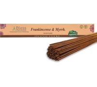 Tianyi-Bless-Frankincense-And-Myrrh 100%-Natural-Handmade-Hand-Dipped-Incense-Sticks Organic-Chemicals-Free For-Purification-Relaxation-Positivity-Yoga-Meditation The-Best-Woods-Scent (25 Sticks (40g