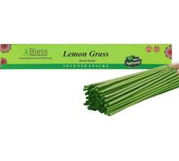 Tianyi-Bless-Lemon-Grass-Incense-Sticks 100%-Natural-Handmade-Hand-Dipped Organic-Chemicals-Free For-Purification-Relaxation-Positivity-Yoga-Meditation The-Best-Woods-Scent (25 Sticks (40gm))