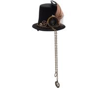Tianyi-Blessume Mini Chapeau Steampunk Pince À Cheveux Gothique Femmes Cosplay Accessoires De Tête
